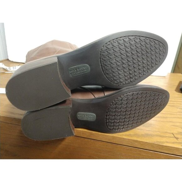 Sole Bound By Baretraps Dreia Womens Brush Brown Leather Knee-High Boots Size 9M - Picture 9 of 11